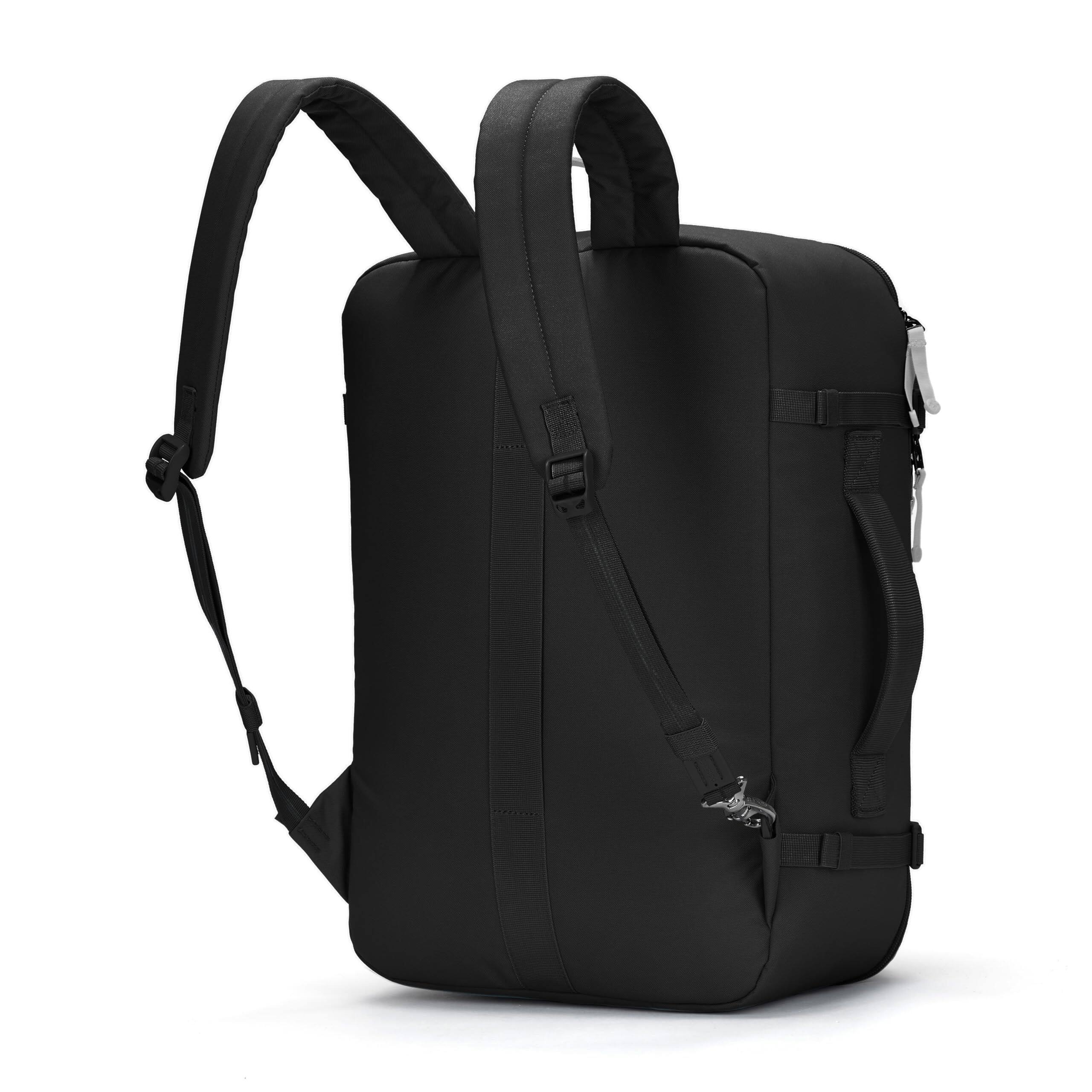 Back. Pacsafe - GO 34L Carry-on Backpack, Jet Black - Jet Black.