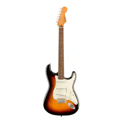Front. Squier - Fender Squier Classic Vibe 60s Strat 6-String Electric Guitar (3-Color Sunburst).