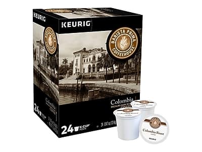 Barista Prima - Colombian Coffee Keurig K-Cup Pods, Medium Dark Roast, 24/Box