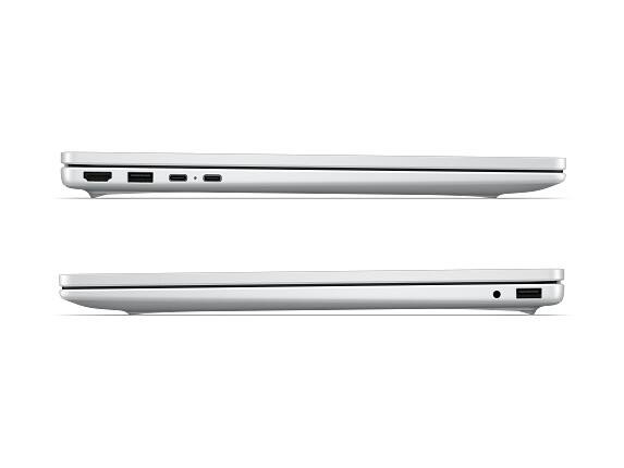 Left. HP - HP OmniBook 3 Laptop Computer 17.3" FHD AMD Ryzen 7 16 GB memory;512 GB SSD - Glacier Silver.