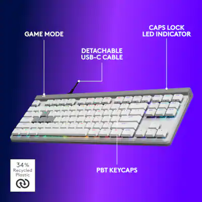 Logitech G515 RAPID TKL Wired Mechanical Analog Low Profile Switch Logitech G515 RAPID TKL Wired Mechanical Analog Low Profile Switch