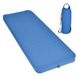 Ecooso - Self Inflating Folding Camping Sleeping Mattress with Carry Bag - Blue