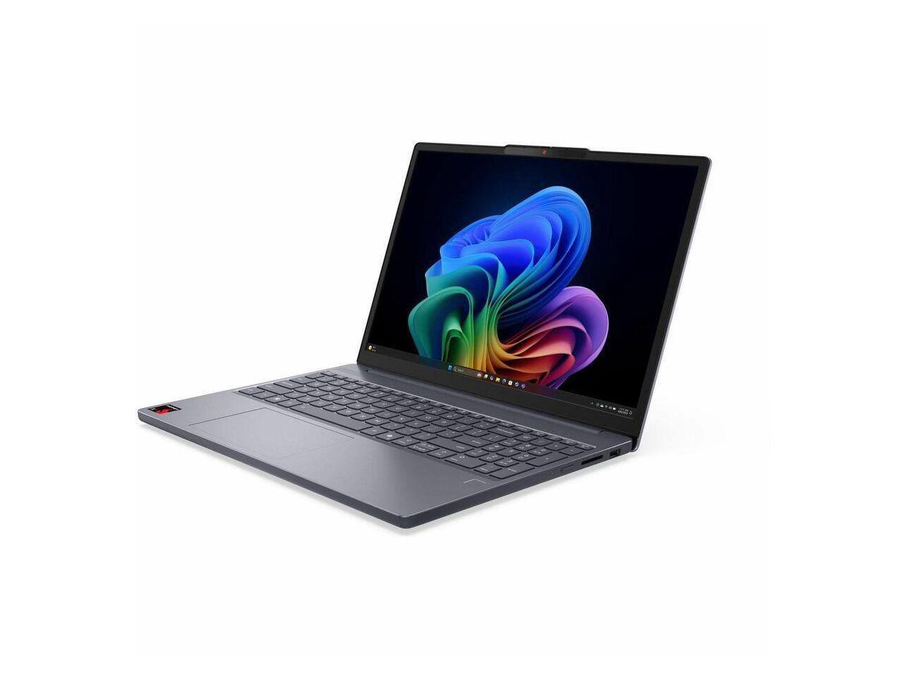 Alt View 1. Lenovo - Lenovo IdeaPad Slim 3 15Q8X10 - 15.3" Touchscreen Copilot+ PC - Snapdragon X X1-26-100 - 16 GB - 512 GB SSD - Luna Gray - Luna Gray.