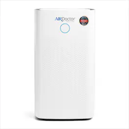 AIR Doctor - AirDoctor AD5000/AD5500 4-in-1 Air Purifier for Extra Large Spaces, High Ceilings, UltraHEPA, Carbon & VOC Filters - White