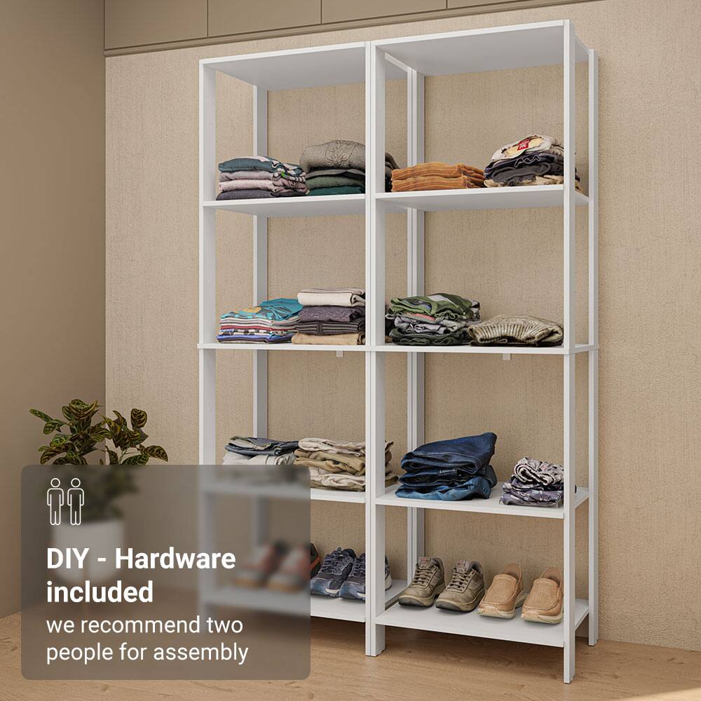 DIY - Hardware included  
we recommend two people for assembly