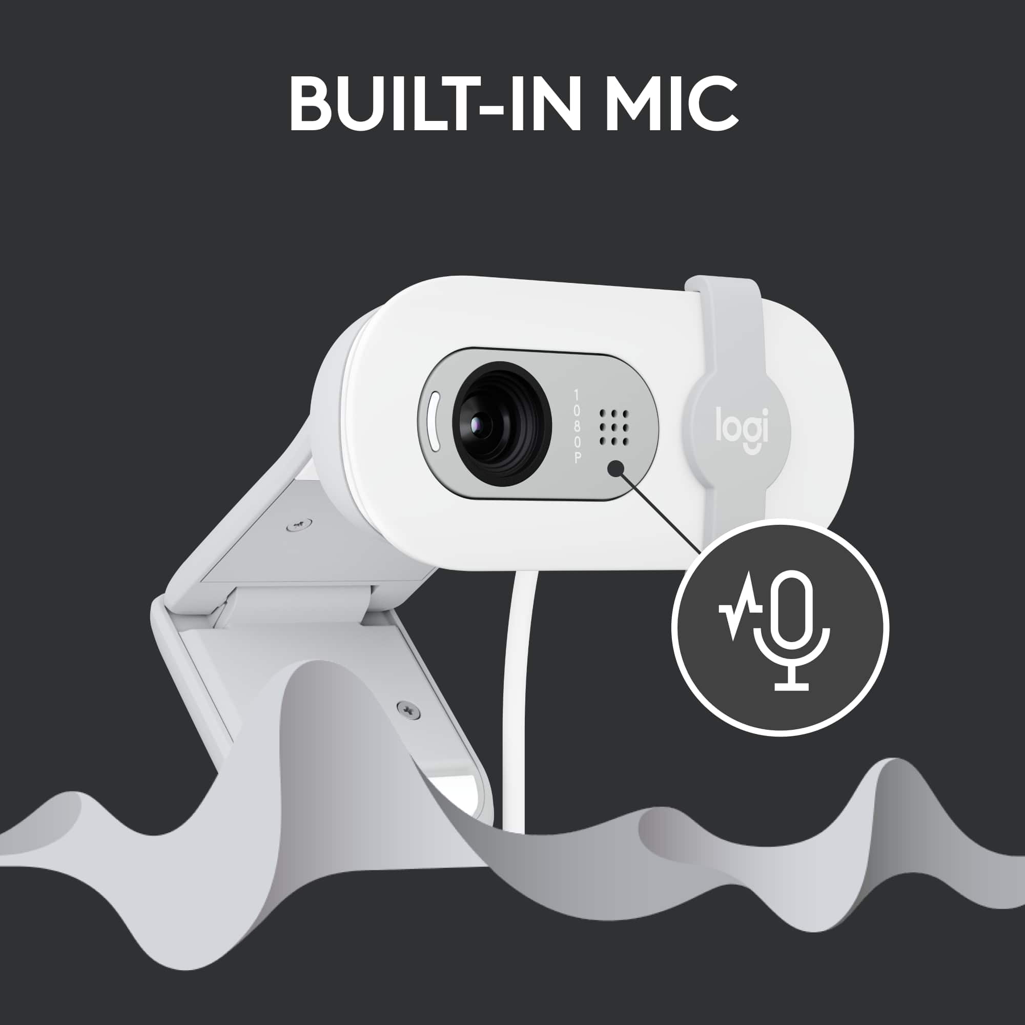 Built-in mic | Logi