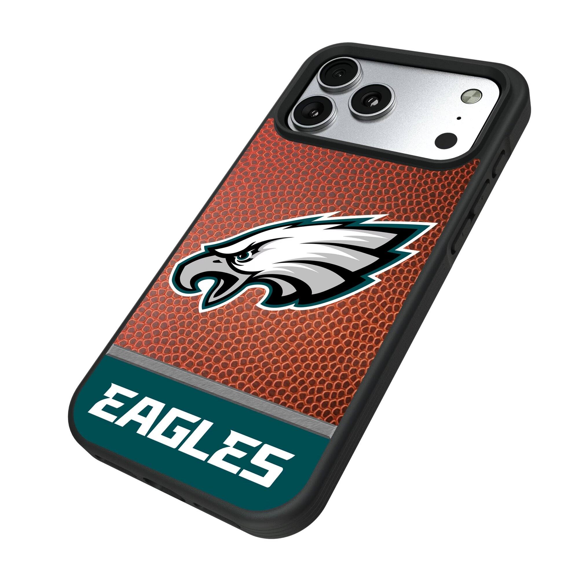Alt View 1. Keyscaper - Philadelphia Eagles Bump Case with 8.2ft Drop Protection - 15 - Multicolor.