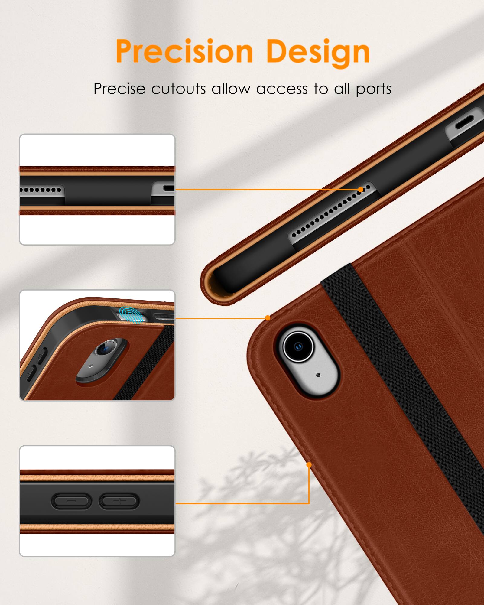 Precision Design  
Precise cutouts allow access to all ports