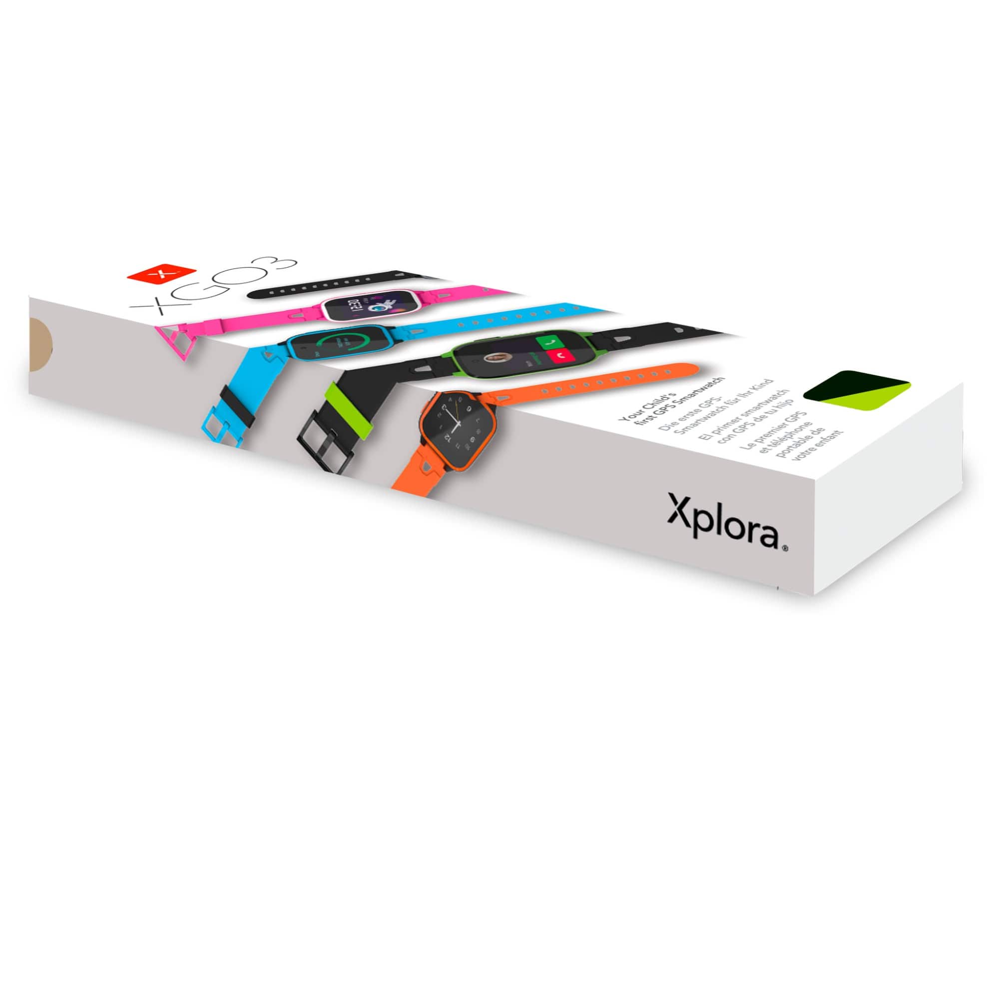 Alt View 6. Xplora - Kids' X3GO3 (GPS + Cellular) Smart Watch 42mm Calls, Messages, SOS, GPS Tracker, Camera, Step Counter, SIM Card - Blue.