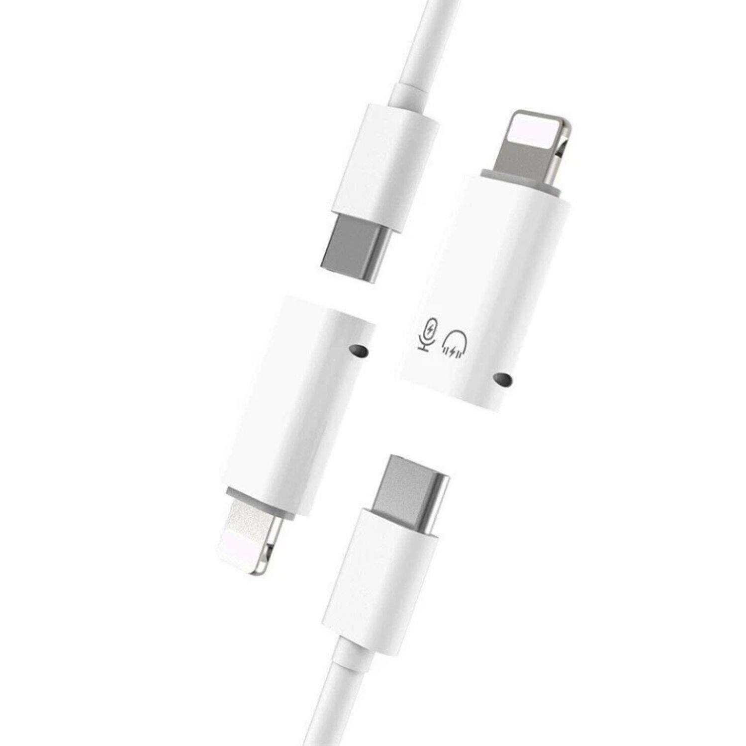 Back. Home Collection - 2-Pack USB Type-C Female to Lightning Male Adapter – USB-C to iPhone Converter for iPhone 14/13/12/11/XR/XS/SE (3rd Gen).