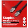 TECH Staples
20 ft Ethernet Cable
Everyday Use - up to 10 Gbps
CAT7
RJ45 to RJ45
Deliver fast, consistent, and secure internet in the office or at home. Compatible with modems, PCs, laptops, smart TVs, gaming consoles, and other devices.
BLACK