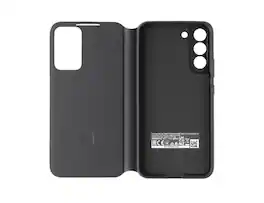 Refurbished Excellent - S-View Flip Cover - Samsung Galaxy S22+ 5G I Color: - Black
