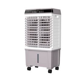 Parrot Uncle - 3000m³/h Portable Evaporative Air Cooler with Remote, 20L Tank - Gray