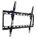 Front. Stock Preferred - Slim TV Wall Mount Bracket for 37"–80" TVs up to 120 lbs, Low Profile - Black.