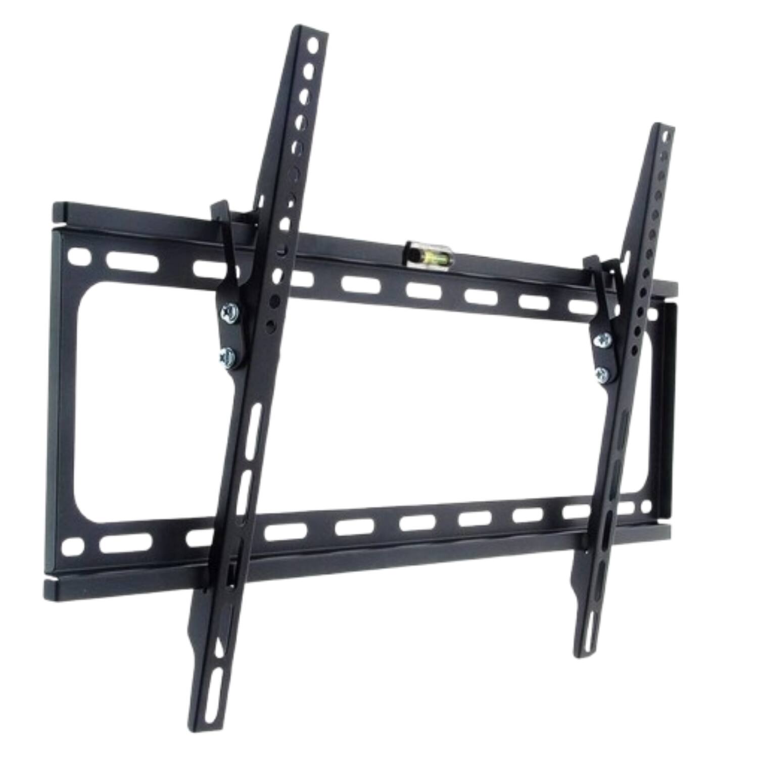 Front. Stock Preferred - Slim TV Wall Mount Bracket for 37"–80" TVs up to 120 lbs, Low Profile - Black.