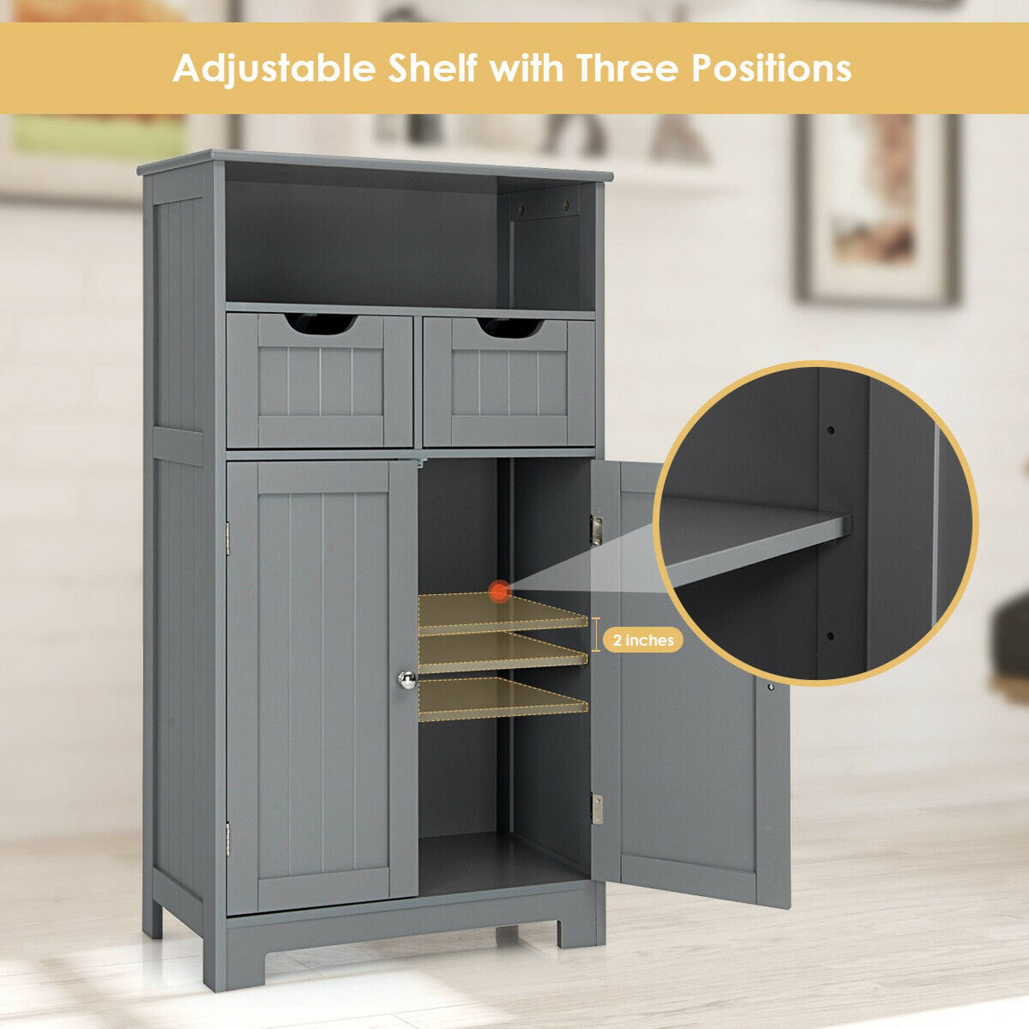 Adjustable Shelf with Three Positions

2 inches