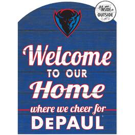 Jardine - DePaul Demons 16'' x 22'' Marquee Sign - Blue