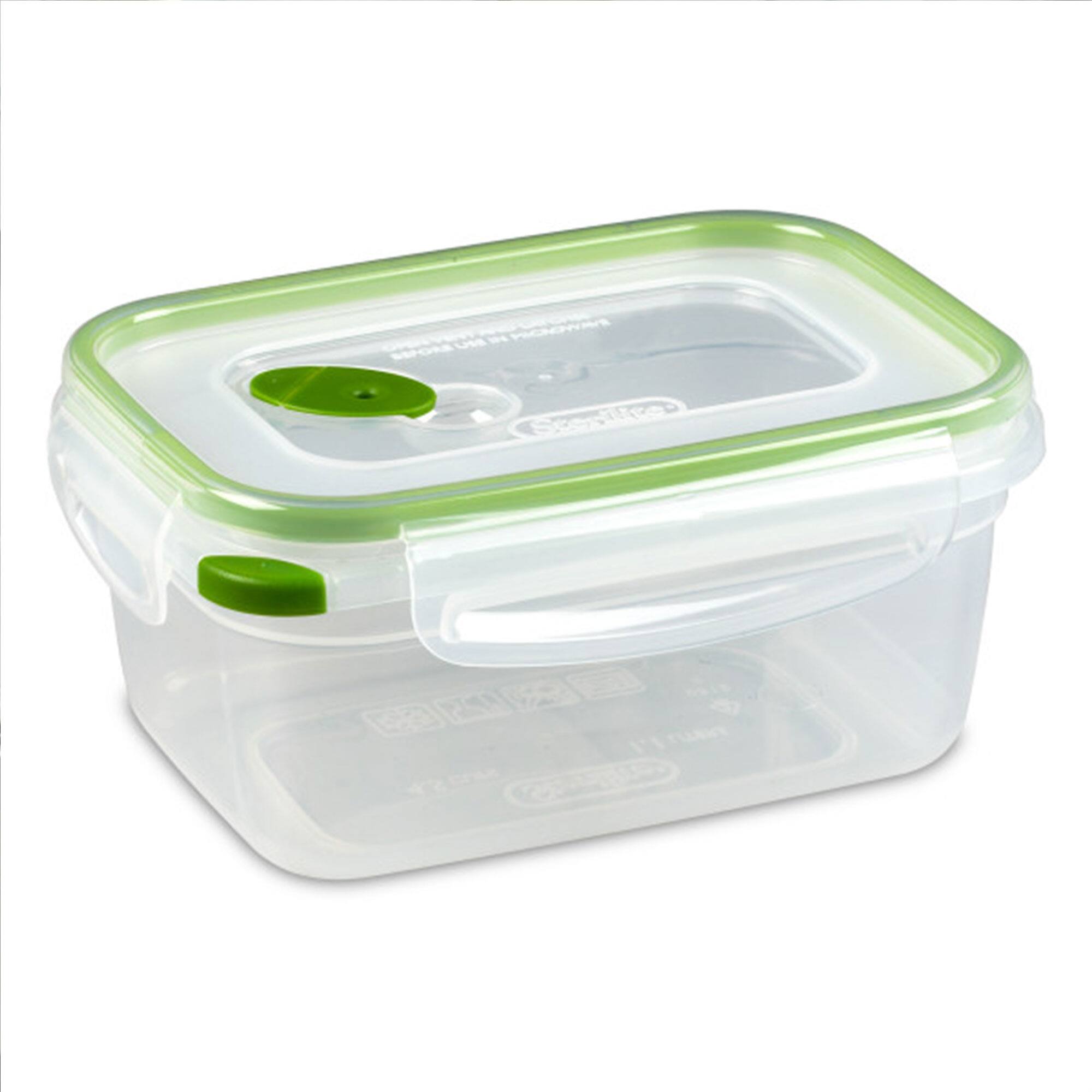 Alt View 8. Sterilite - Sterilite 4.5 Cup Rectangle Ultra-Seal Food Storage Container, Green (6 Pack) - New Leaf.