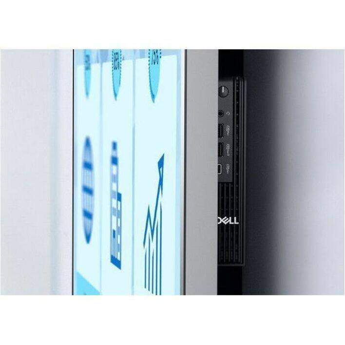 Alt View 7. Dell - Dell Pro Micro QCM1250 Desktop - Intel Core Ultra 235T - 16GB - 256GB SSD - Windows 11 Pro - 180W - V8N3X - Unknown.