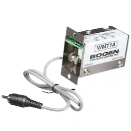 Bogen - WMT1A Line Matching Transformer, 10k-Ohm to 600-Ohm Impedance, Telephone Paging, Music on Hold - Black