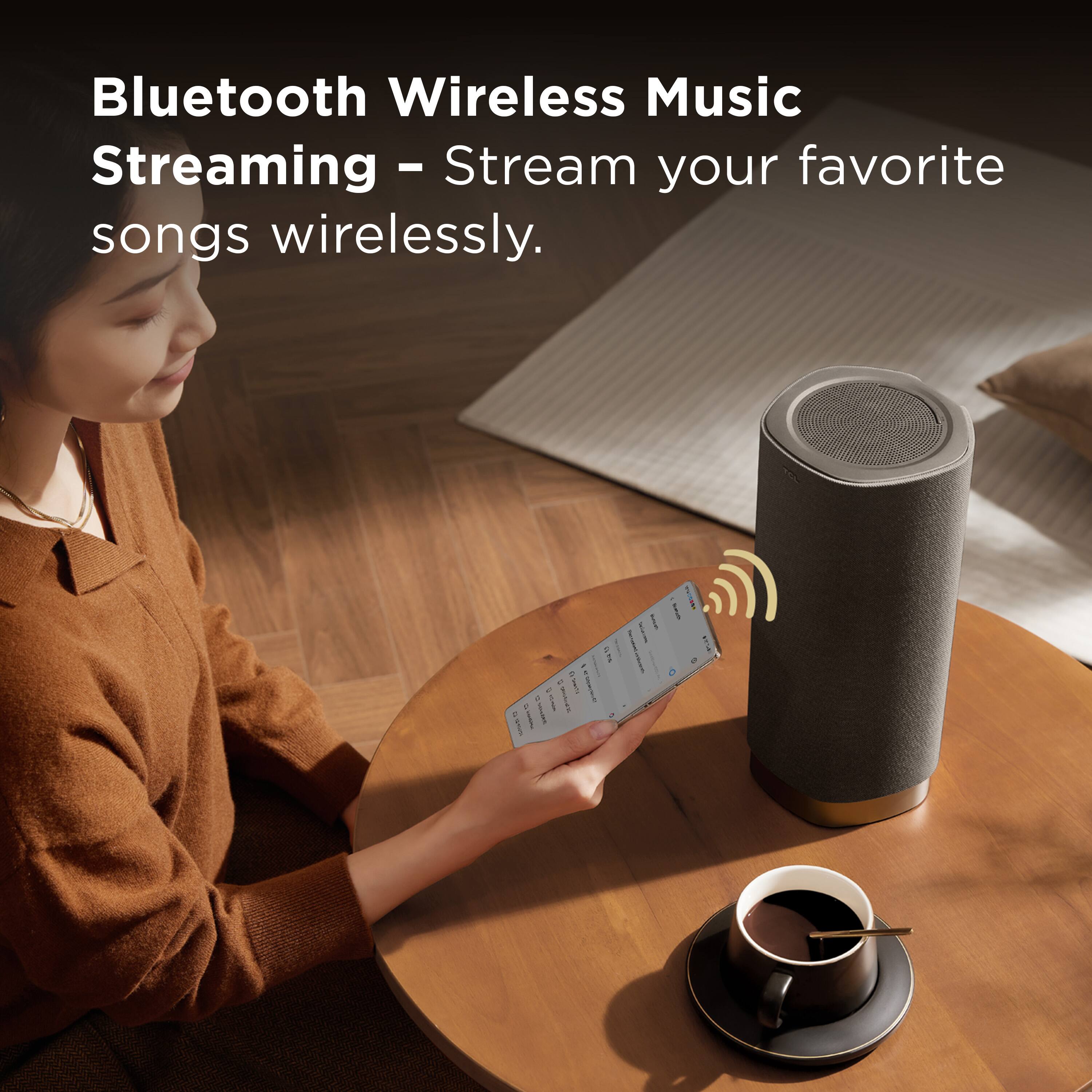 Bluetooth Wireless Music Streaming - Stream your favorite songs wirelessly.