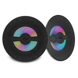 DS18 Audio - NXL 8" 2-way Coaxial Speaker with Built-in Driver and Grille (Pair), 175W RMS 4-Ohm - Black