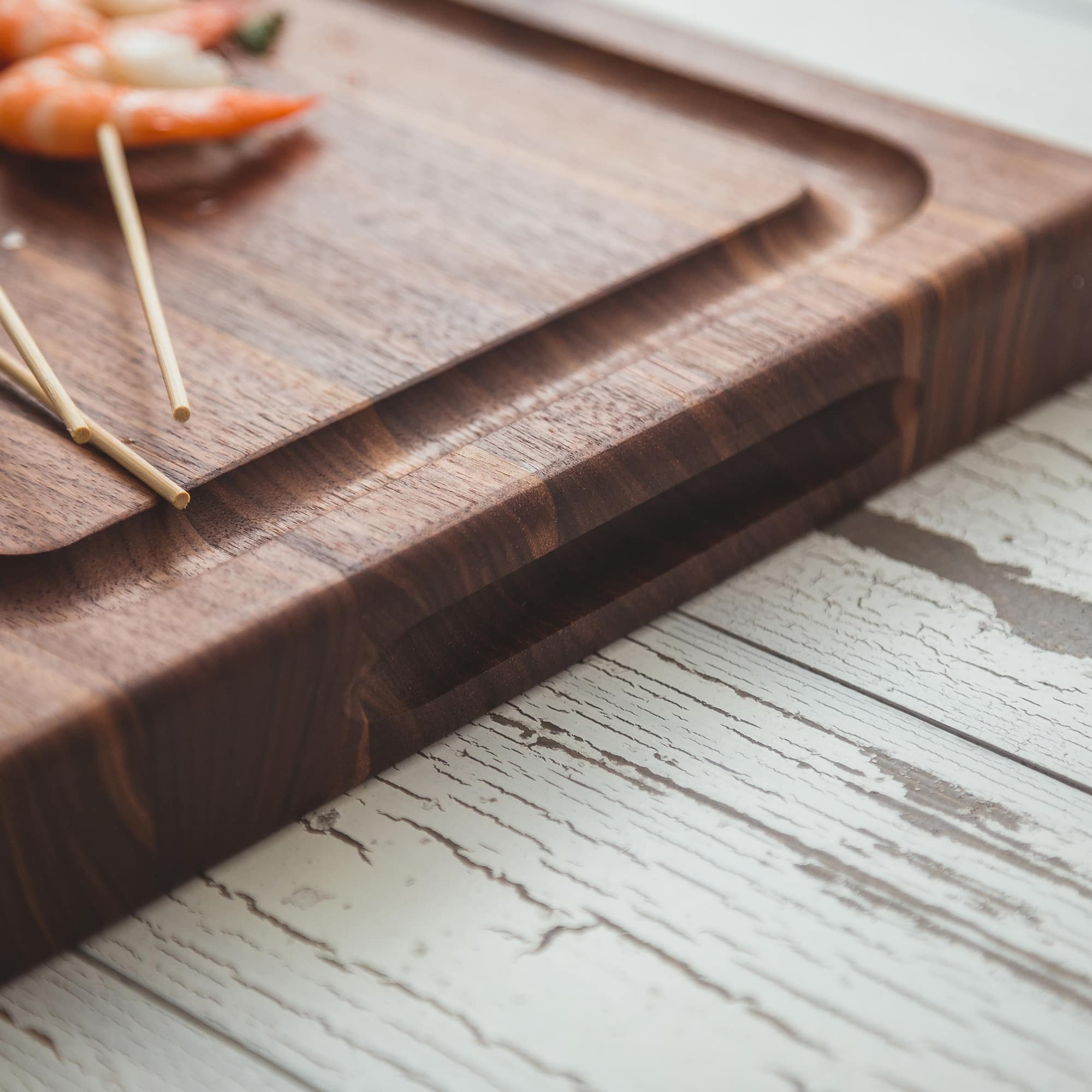 John Boos BBQ Collection Reversible Wood Cutting Board with Juice Groove
