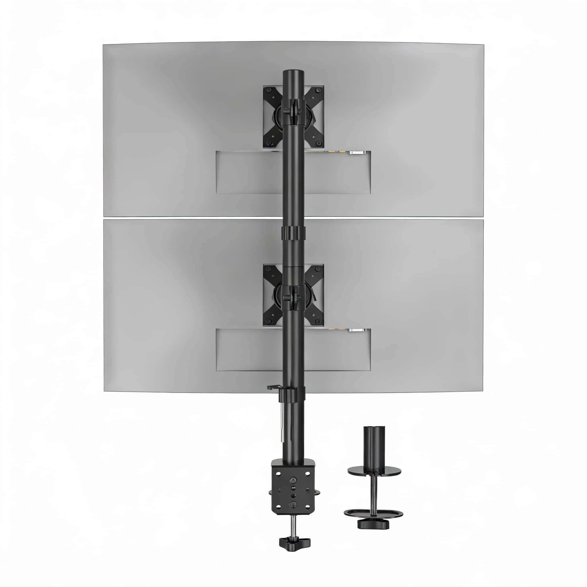 Frangdom - Mount Arm Clamp Grommet - Dual Monitor 13-34" 22lb Vesa 75/100