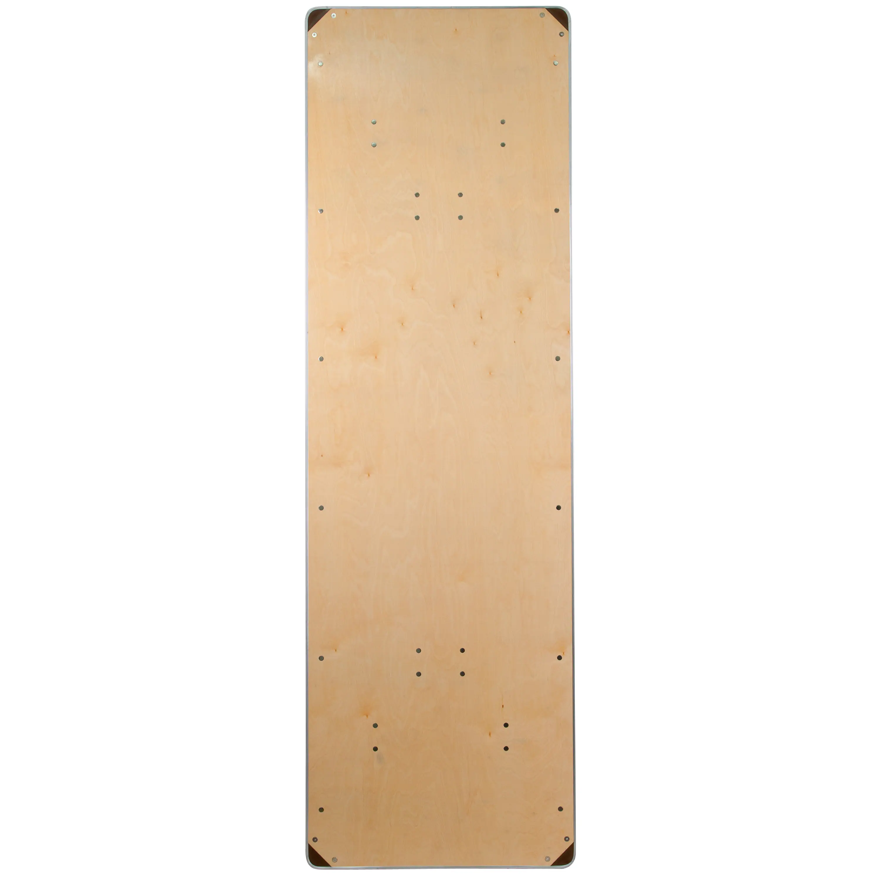 Alt View 14. Alamont Home - Fielder 8-Foot Rectangular Birchwood Folding Banquet Table with Corner Guards - Natural.