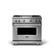 Front. Viking - 5 Series 5.1 Cu. Ft. Freestanding Gas Convection Range - Stainless steel.