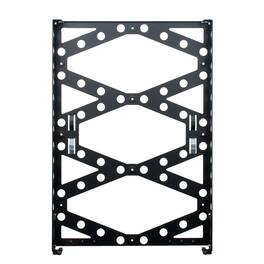 RackSolutions - 2U Covered Vertical Wall Mount Rack for Server and Network Equipment, 105 lb Capacity - Black