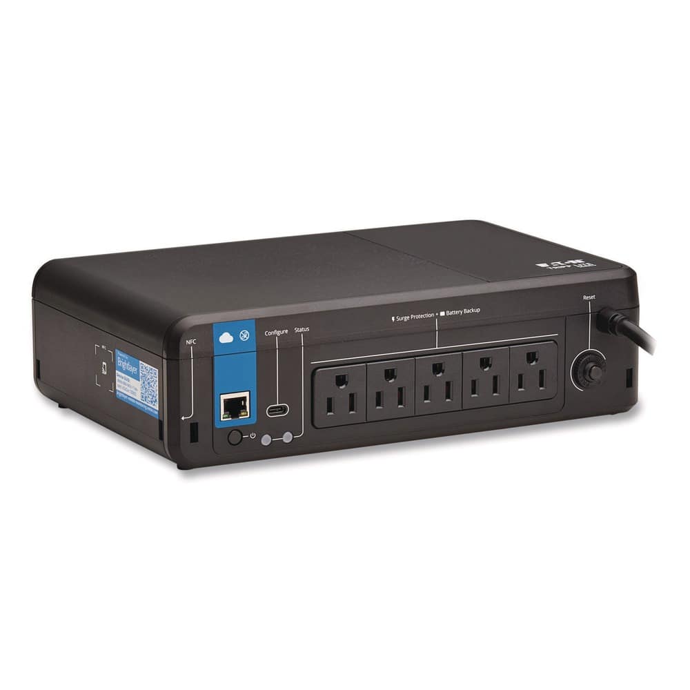 Tripp Lite - BC850RNC Standby Cloud-Connected UPS with Remote Monitoring 5 Outlets 850 VA 190 J - Black