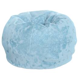 Emma + Oliver - Small Bean Bag Chair for Kids and Teens - Teal Furry