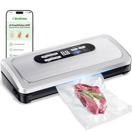 Beelicous - Vacuum Sealer Machine with AirLock ProSeal System, 10-in-1 Vacuum Sealer for Food - Silver