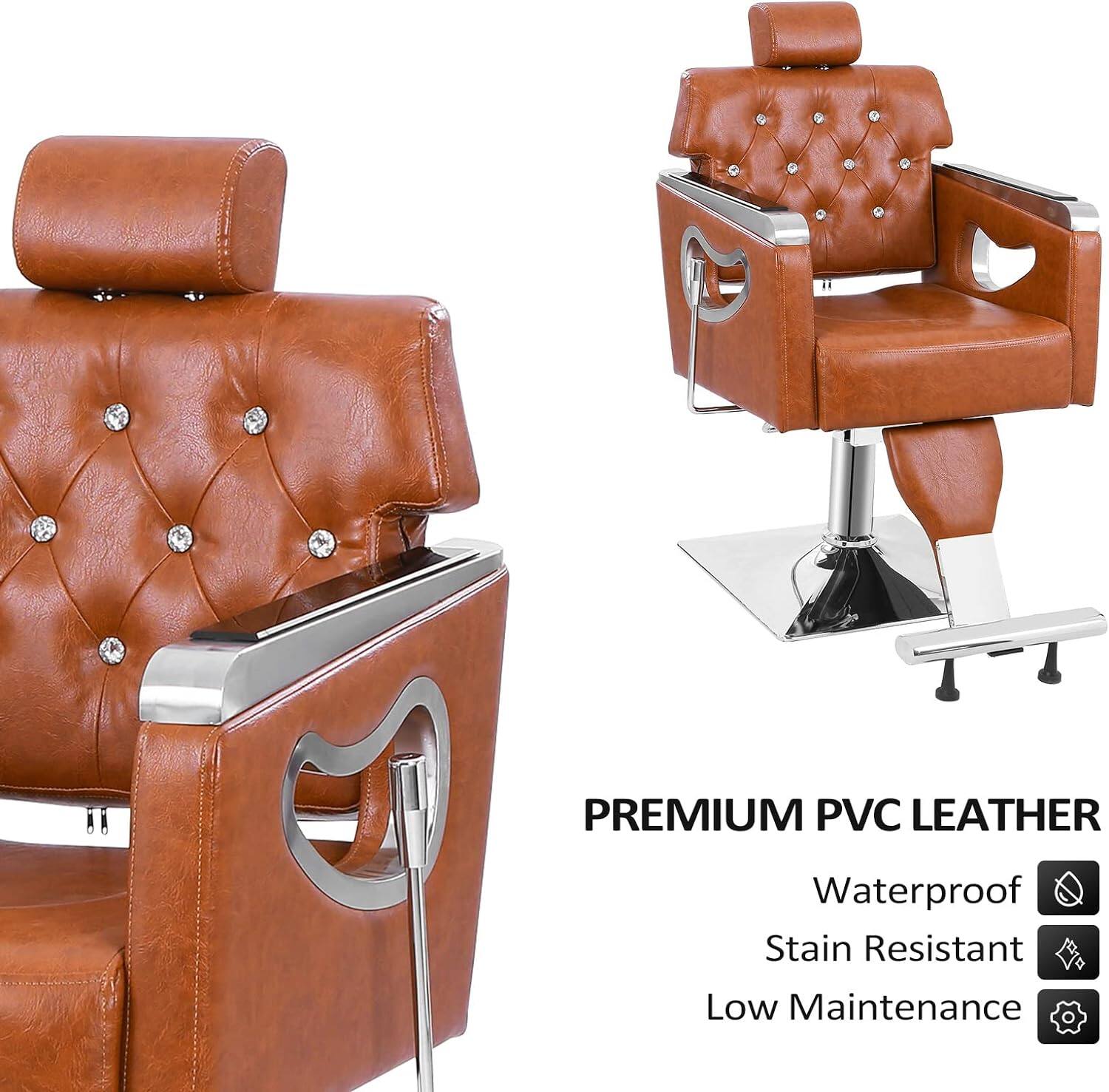 PREMIUM PVC LEATHER  
Waterproof  
Stain Resistant  
Low Maintenance