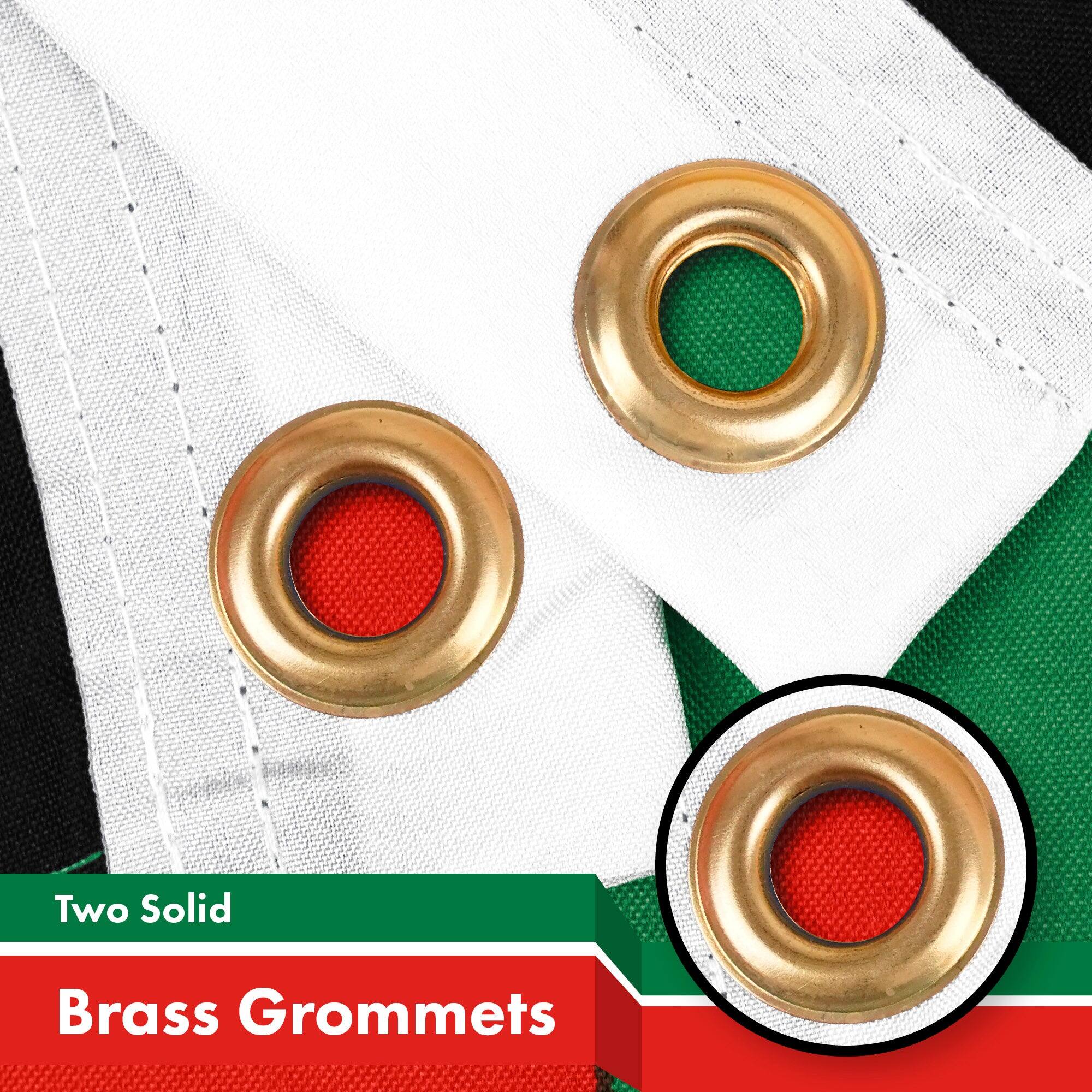 Two Solid Brass Grommets
