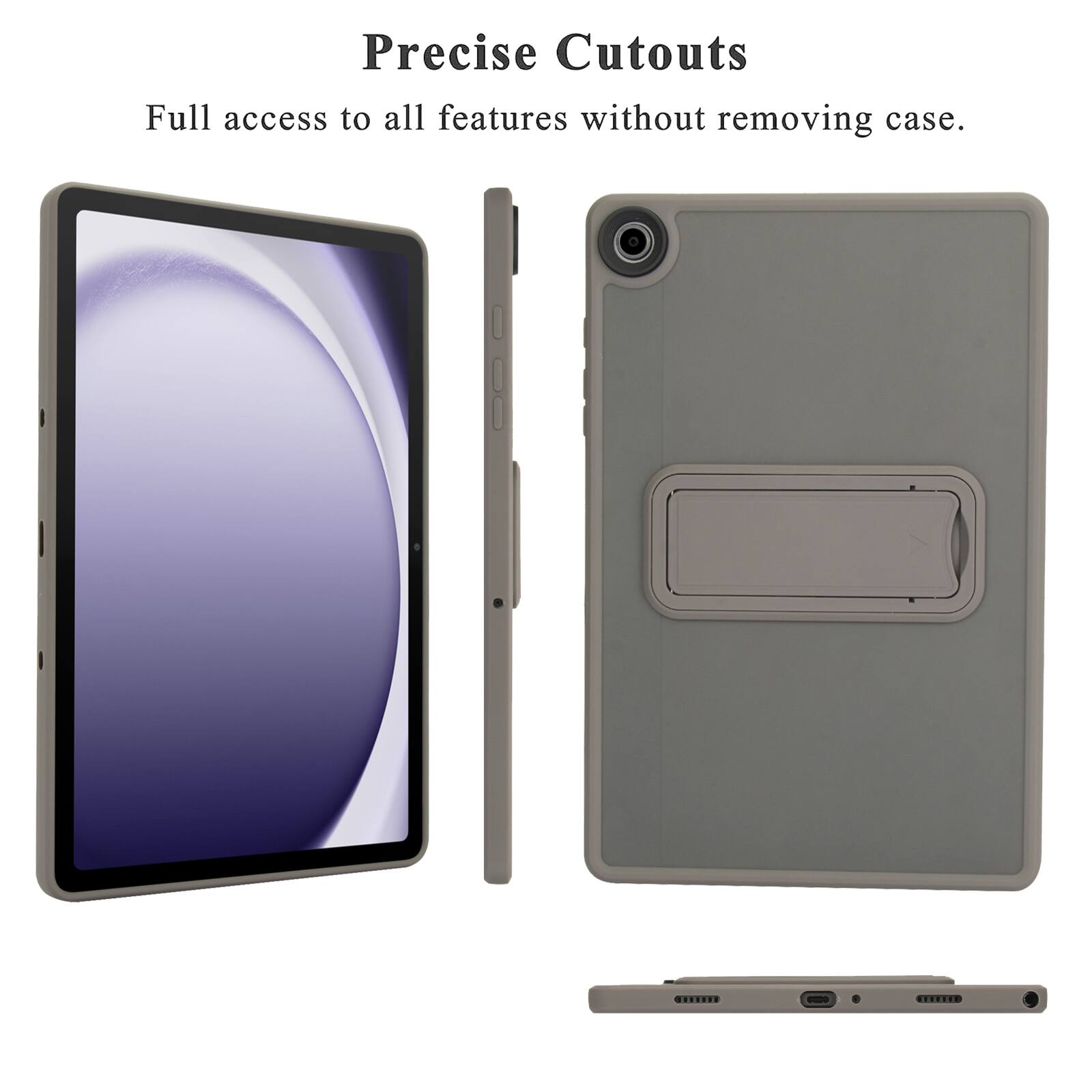 Precise Cutouts  
Full access to all features without removing case.