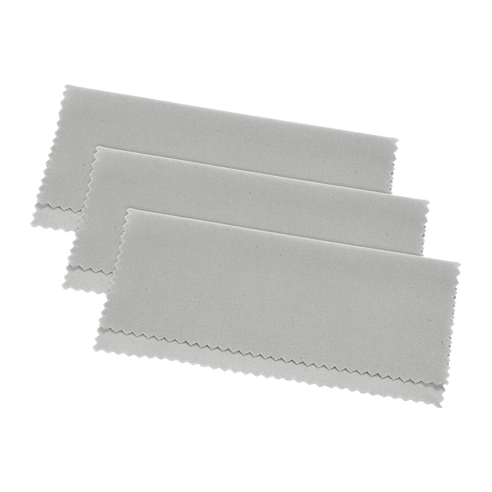 Alt View 2. Unique Bargains - Eyeglass Microfiber Cleaning Cloth 5.5"x5.5", 100pcs Soft Wipe for Lens, Eyeglasses, Screens - Gray.