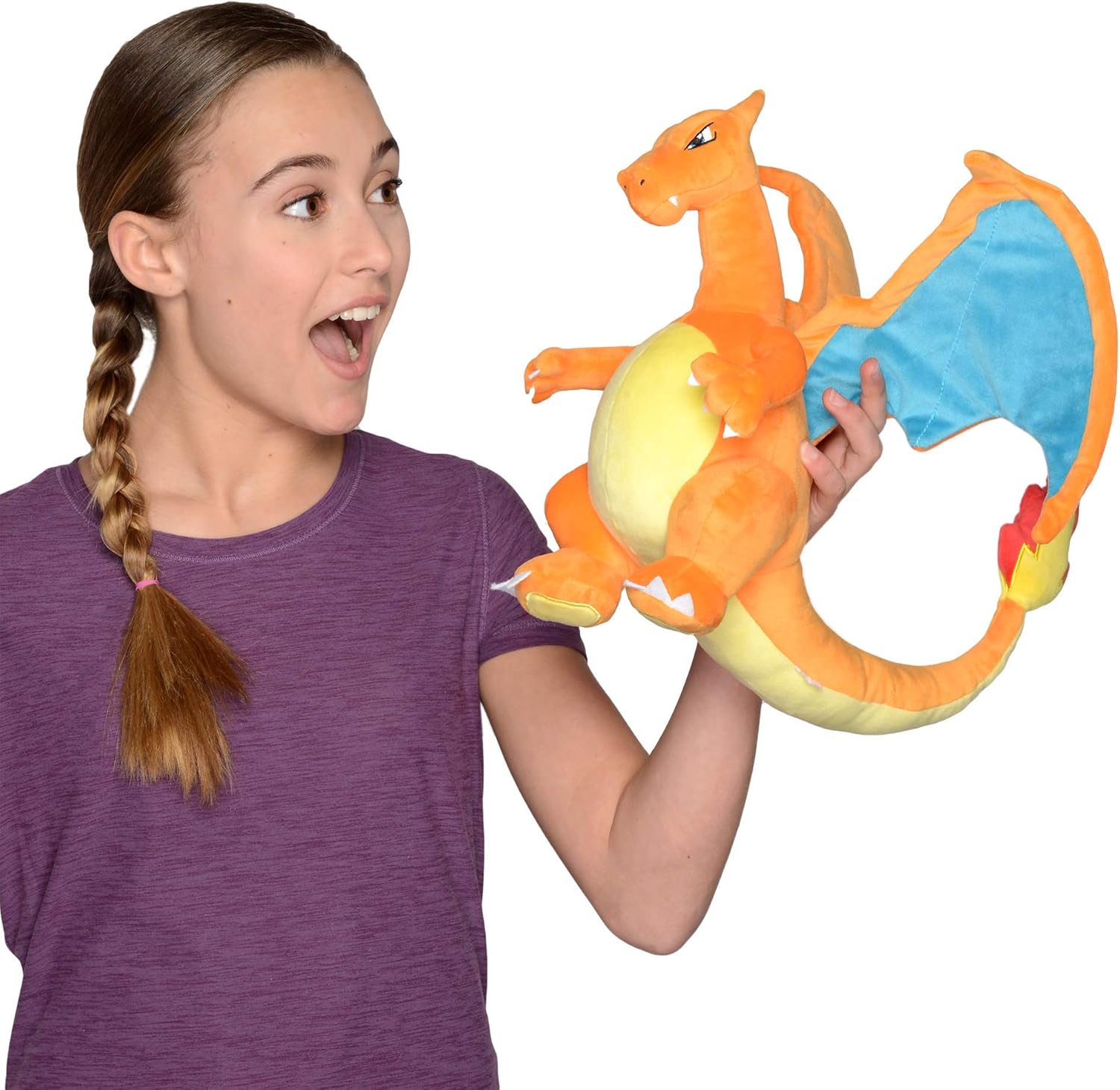 Alt View 3. Jazwares - Pokemon: Wicked Cool Toys - Charizard 12-Inch Plush.