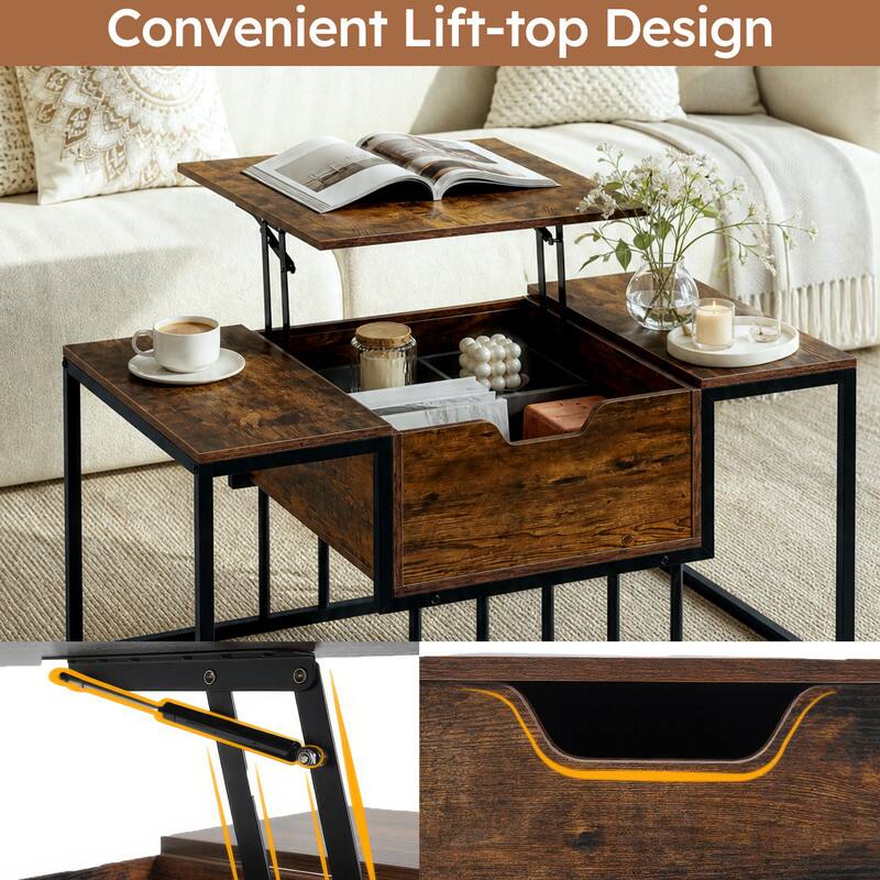 Convenient Lift-top Design