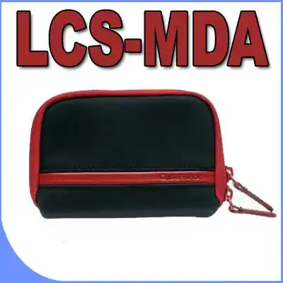 Front. Sony - Sony LCS-MDA Cybershot Carrying Case (Black & Red) for Sony DSCW330 DSCW350 DSCW370 DSCW510 DSCW520 DSCW530 DSCW560 Digi.