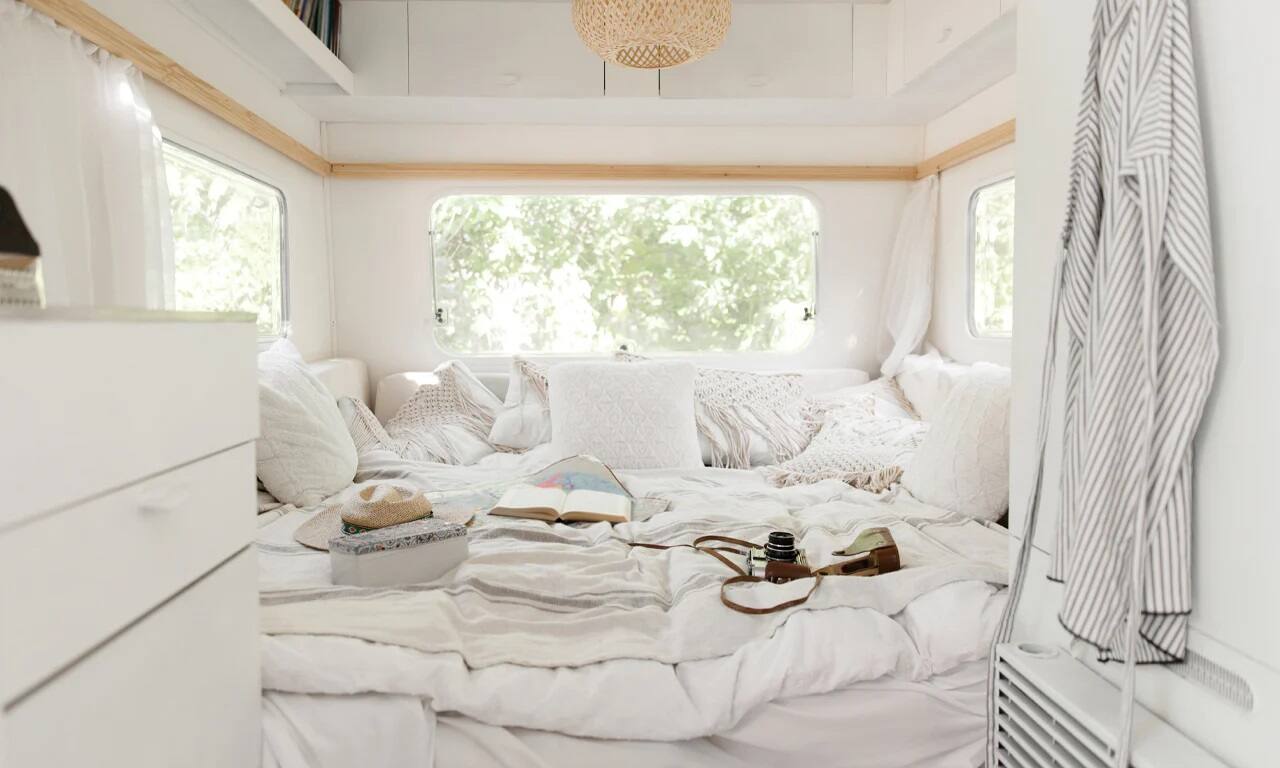 Ghostbed 10" RV Mattress Low Profile Hybrid Mattresses Short Queen