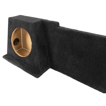 Alt View 3. NVX - 2008-2013 Silverado/Sierra Extended Cab - Custom-Fit Empty Dual 12" Sealed Subwoofer Enclosure - Black.