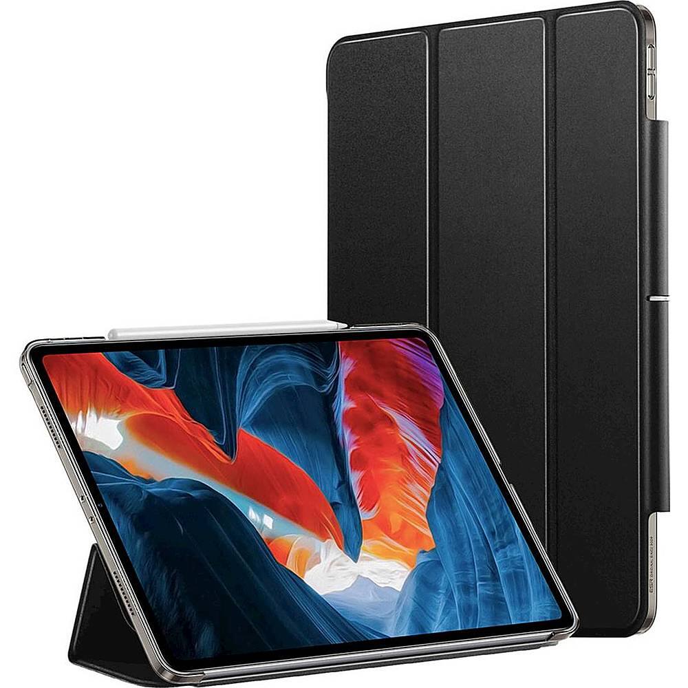 Alt View 12. SaharaCase - ESR Folio Case for Apple iPad Pro 12.9 (4th, 5th, and 6th Gen 2020-2022) - Black.