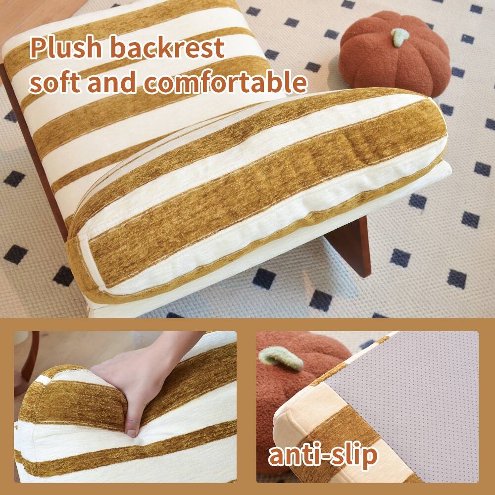 Plush backrest soft and comfortable anti-slip