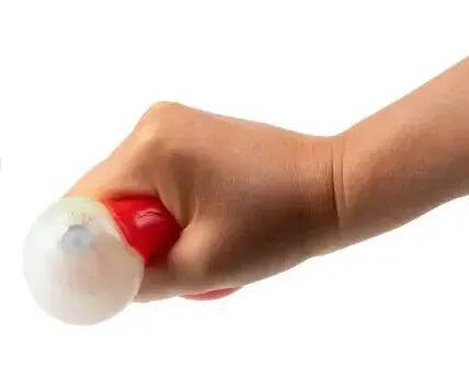 Angle. One For Fun - Scrunchems Squishy Eyeball Stress Toy, Glow-in-the-Dark Sensory Fidget Ball for Halloween - Multicolor.