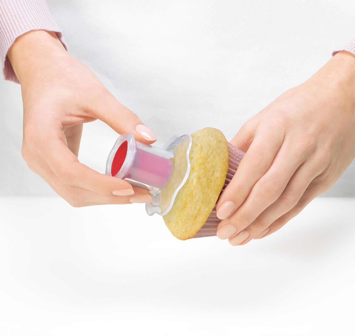 Alt View 1. Cuisipro - Cupcake Corer Pastry Decorating Tool - Red.