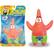 The text on the image reads: "nickelodeon FleXfigs SpongeBOB SQUAREPANTS FLEX IT POSE m FLEXIOGEZ-LE, PODEZ-LEI Patrick LERIES . SEOE - 3+". This text is a description of the Spongebob Squarepants FleXfigs toy, which is designed for children aged 3 and up. The toy allows children to flex and pose the Spongebob character in various ways, providing them with hours of fun and creativity.