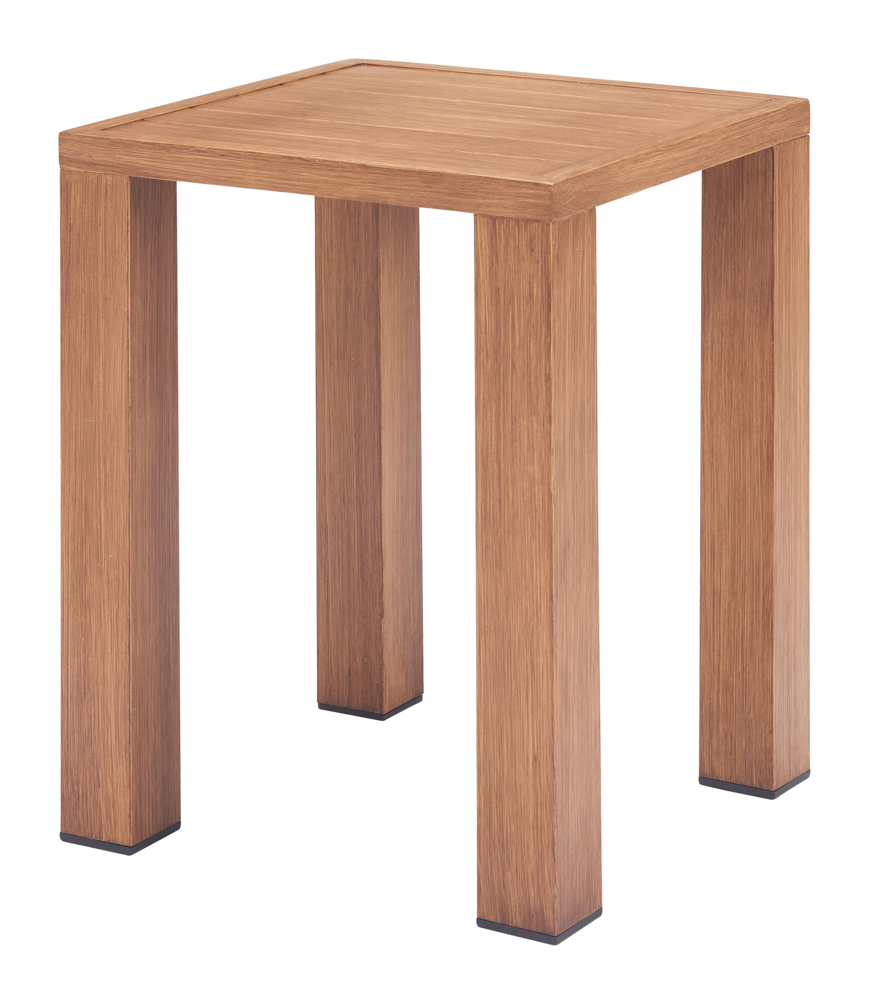 Front. Hivvago - Regels Side Table Natural - Natural.