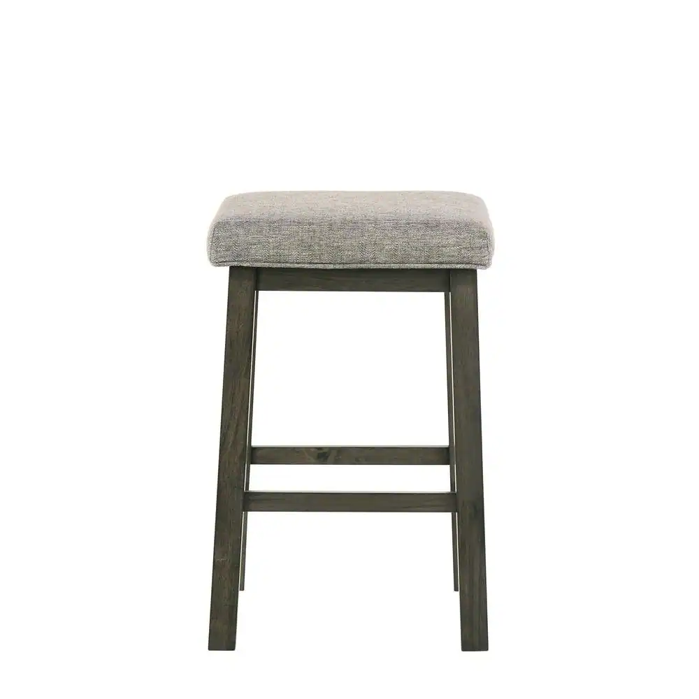 Alt View 2. FurniFact - Bar Table with Stools – Small Kitchen Table for 2 in Solid Wood Finish - Brown.